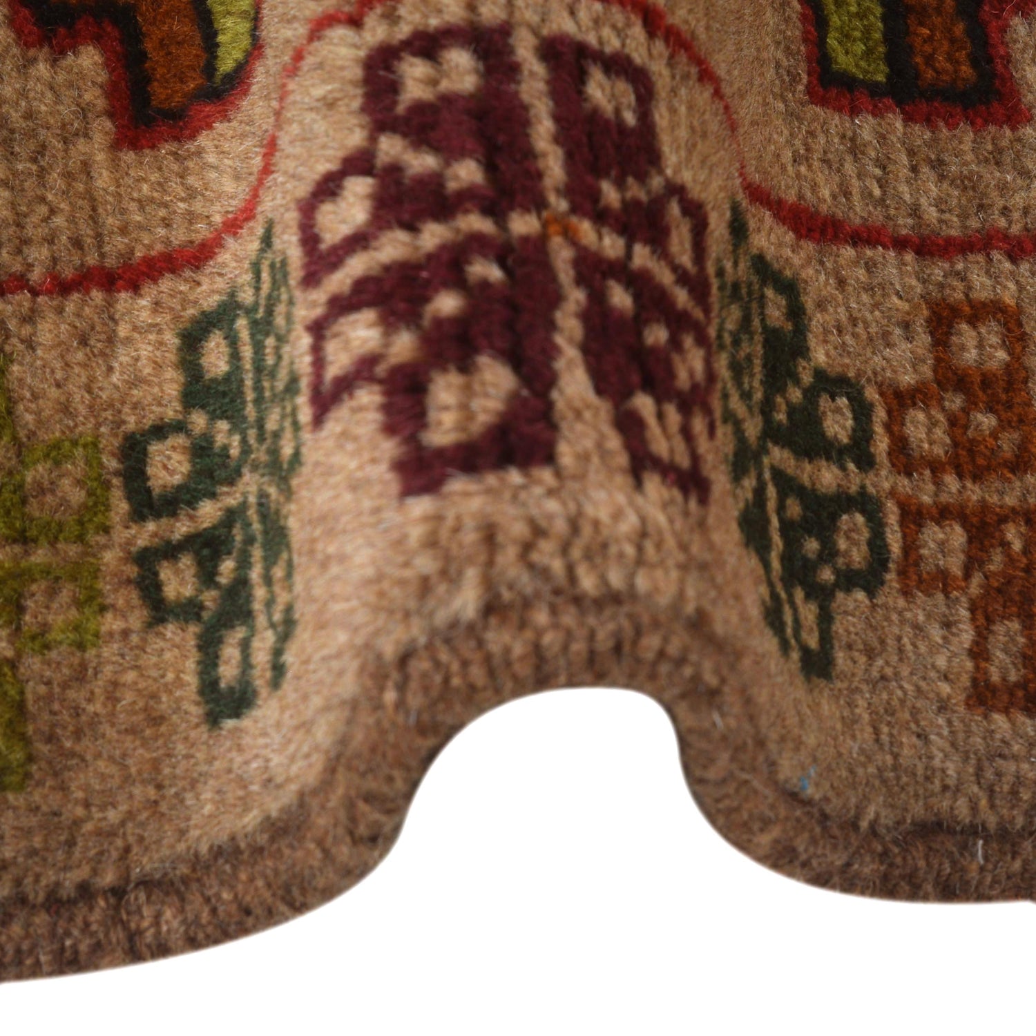 Tribal Baloch Rug 3' 9" x 6' 3" ft / 115 x 191 cm - No. W29019