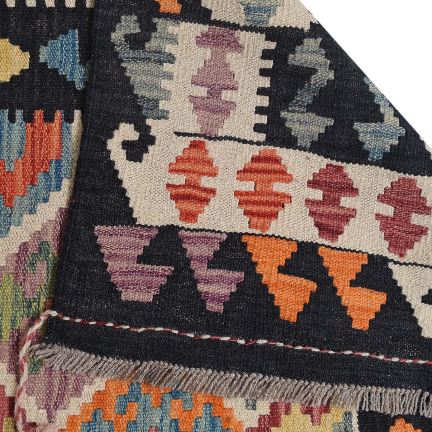 Handmade Vegetable Kilim 5' 8" x 8' 2" ft / 172 x 250 cm - No. W30121