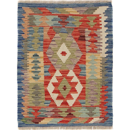 Small Size Chobi Kilim 2' 0" x 2' 8" ft / 62 x 81 cm - No. W30153