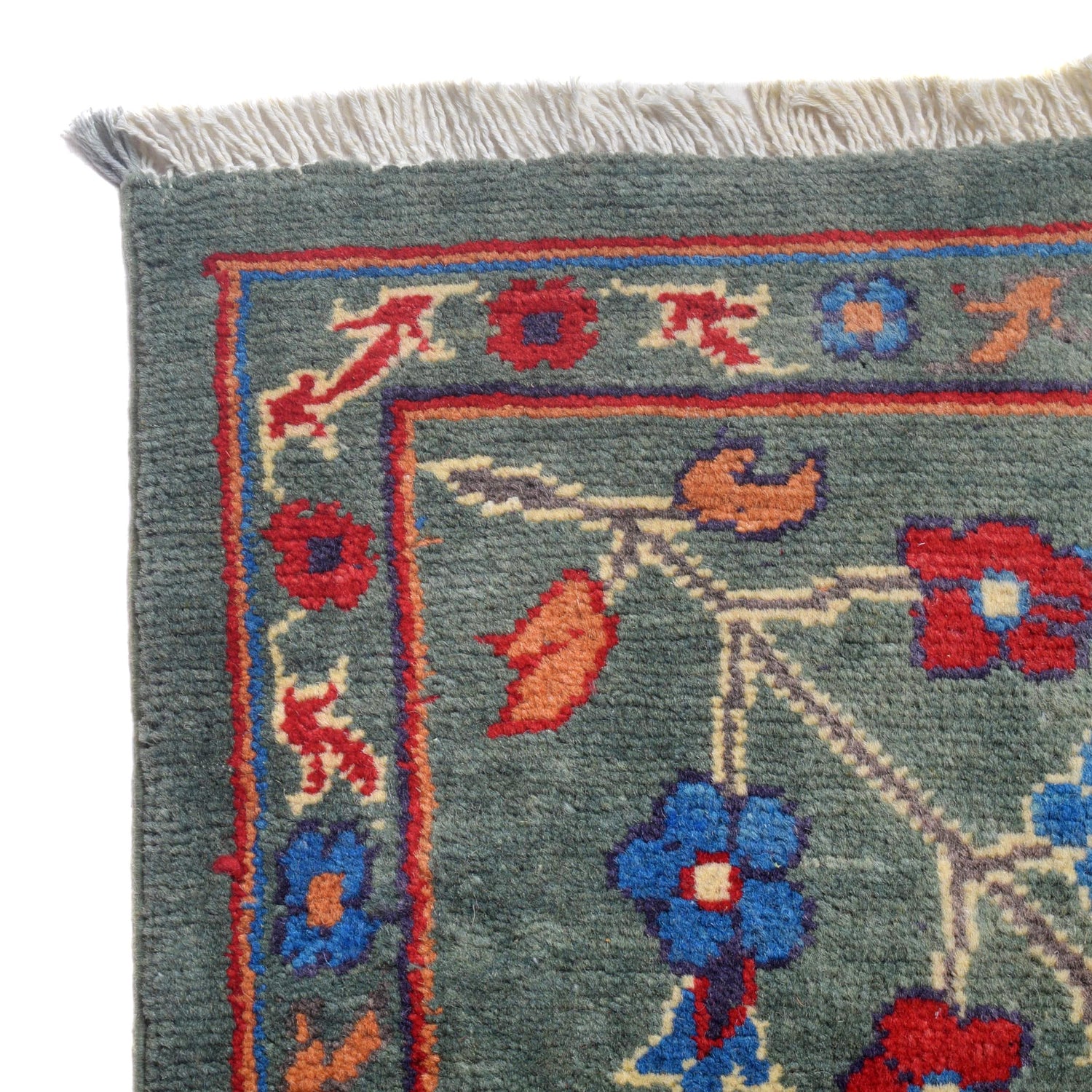 Hand knotted Kazak Carpet 9' 1" x 11' 11" ft / 277 x 363 cm - No. W30732