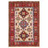 Hand knotted Kazak Rugs 3' 11" x 5' 9" ft / 118 x 175 cm - No. W30734