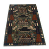 Handmade Afghan War Area Rug 2' 10" x 4' 0" ft / 85 x 122 cm - No. W30736