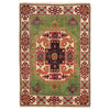 Hand Knotted Kazak Oriental Rug 3' 3" x 4' 8" ft / 98 x 143 cm - No. W30743