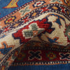 Handmade Kazak Area Rug 3' 11" x 5' 11" ft / 120 x 181 cm - No. W30744