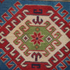Blue Kazak Rug 3' 3" x 4' 7" ft / 99 x 140 cm - No. W30746