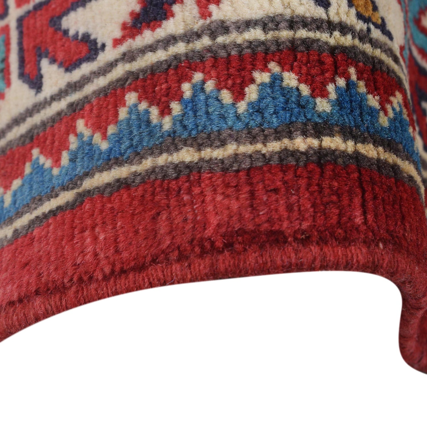 Blue Kazak Rug 3' 3" x 4' 7" ft / 99 x 140 cm - No. W30746