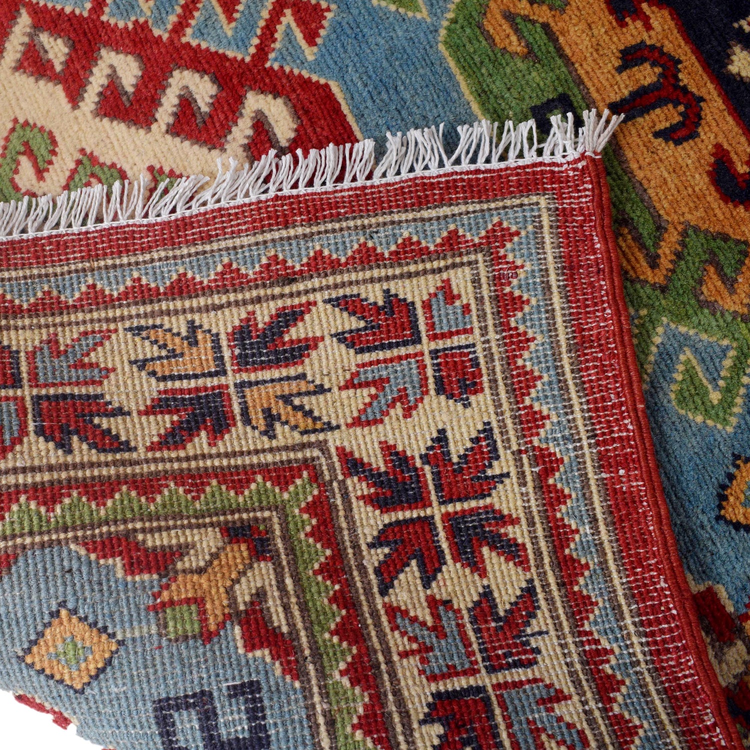 Hand knotted Kazak Carpet 3' 1" x 4' 11" ft / 95 x 151 cm - No. W30747