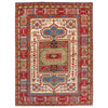 Hand knotted Kazak Carpet 4' 7" x 6' 6" ft / 140 x 198 cm - No. W30750