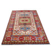 Hand knotted Kazak Carpet 4' 7" x 6' 6" ft / 140 x 198 cm - No. W30750