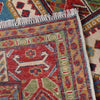 Hand knotted Kazak Carpet 4' 7" x 6' 6" ft / 140 x 198 cm - No. W30750