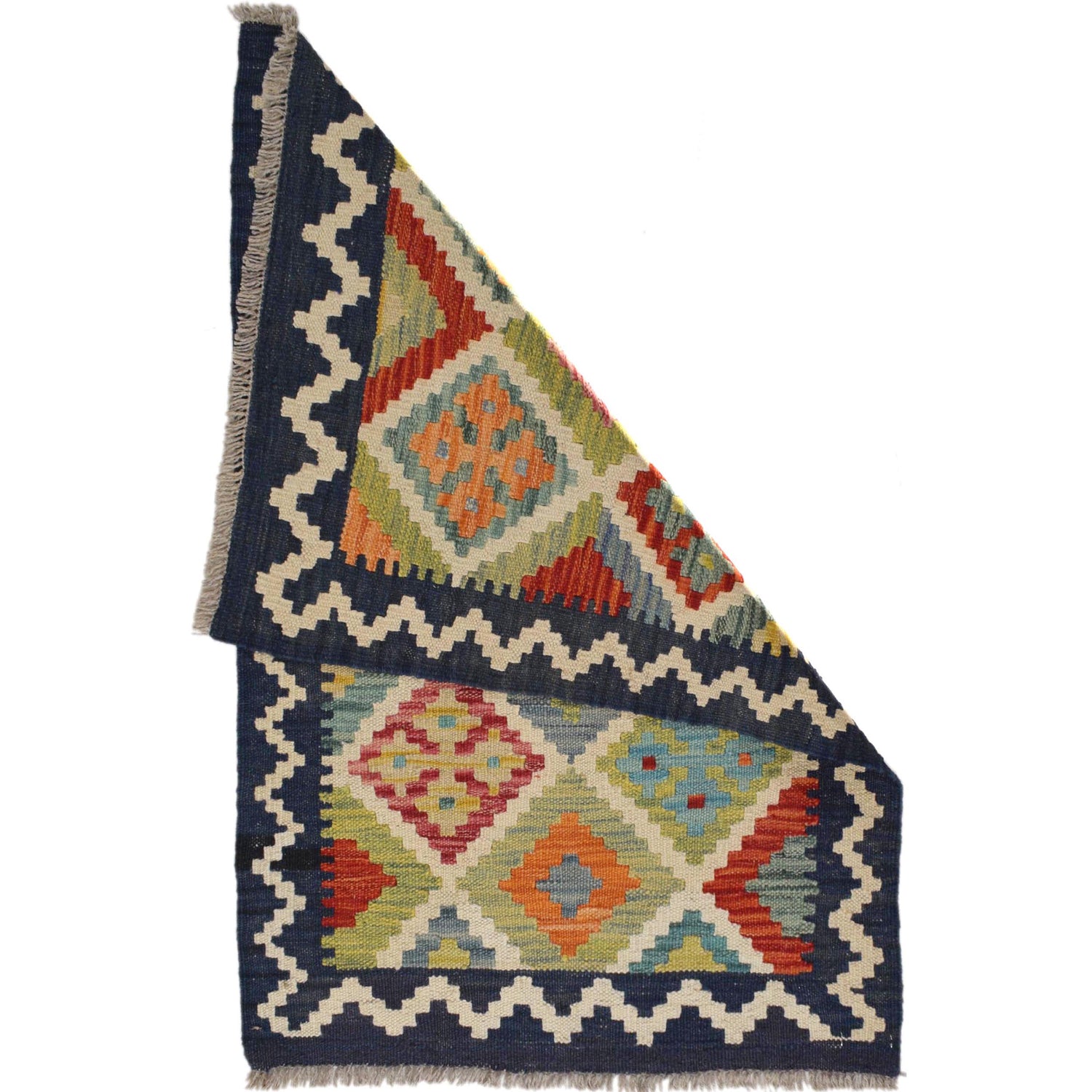 Small Size Chobi Kilim 2' 0 x 3' 1" ft / 62 x 94 cm - No. W30756