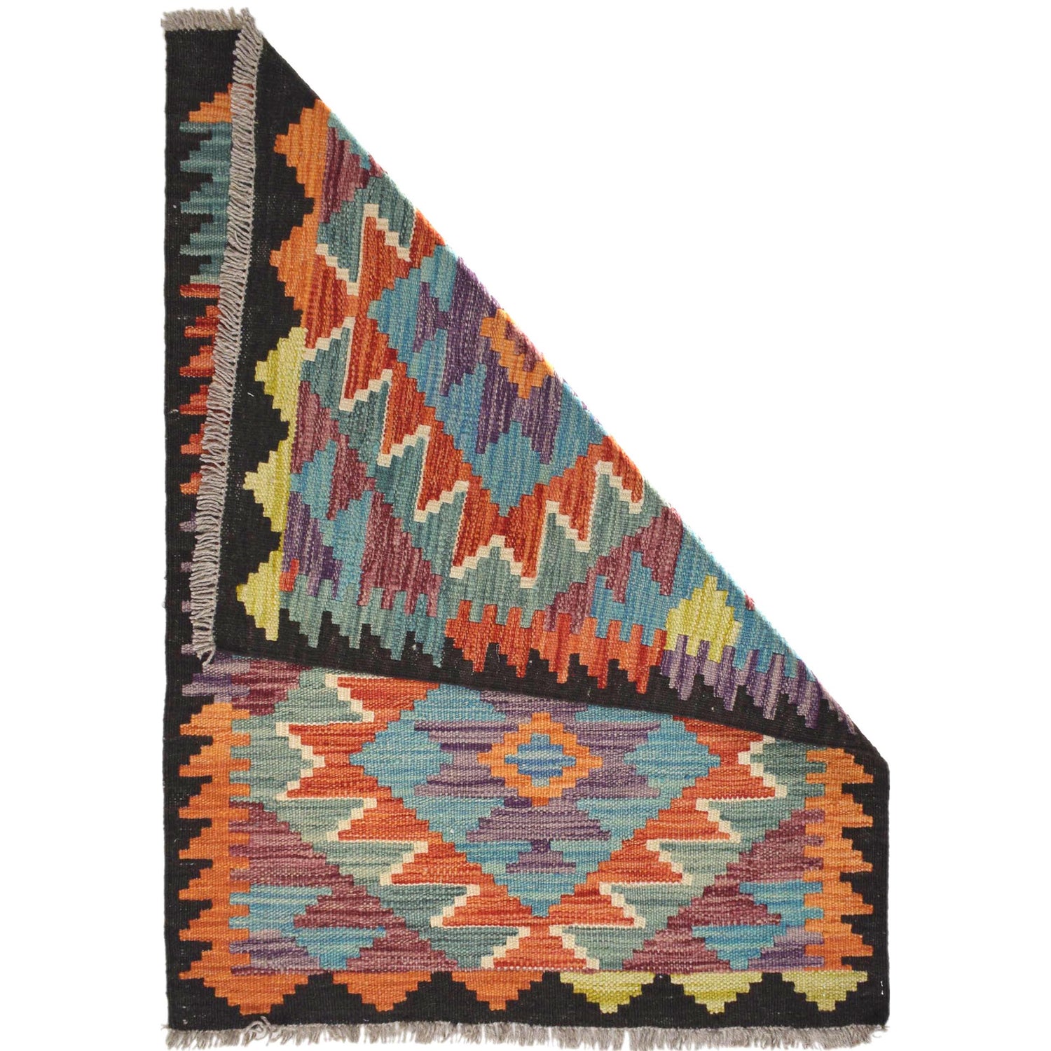 Small Size Chobi Kilim 2' 0 x 3' 1" ft / 60 x 93 cm - No. W30759