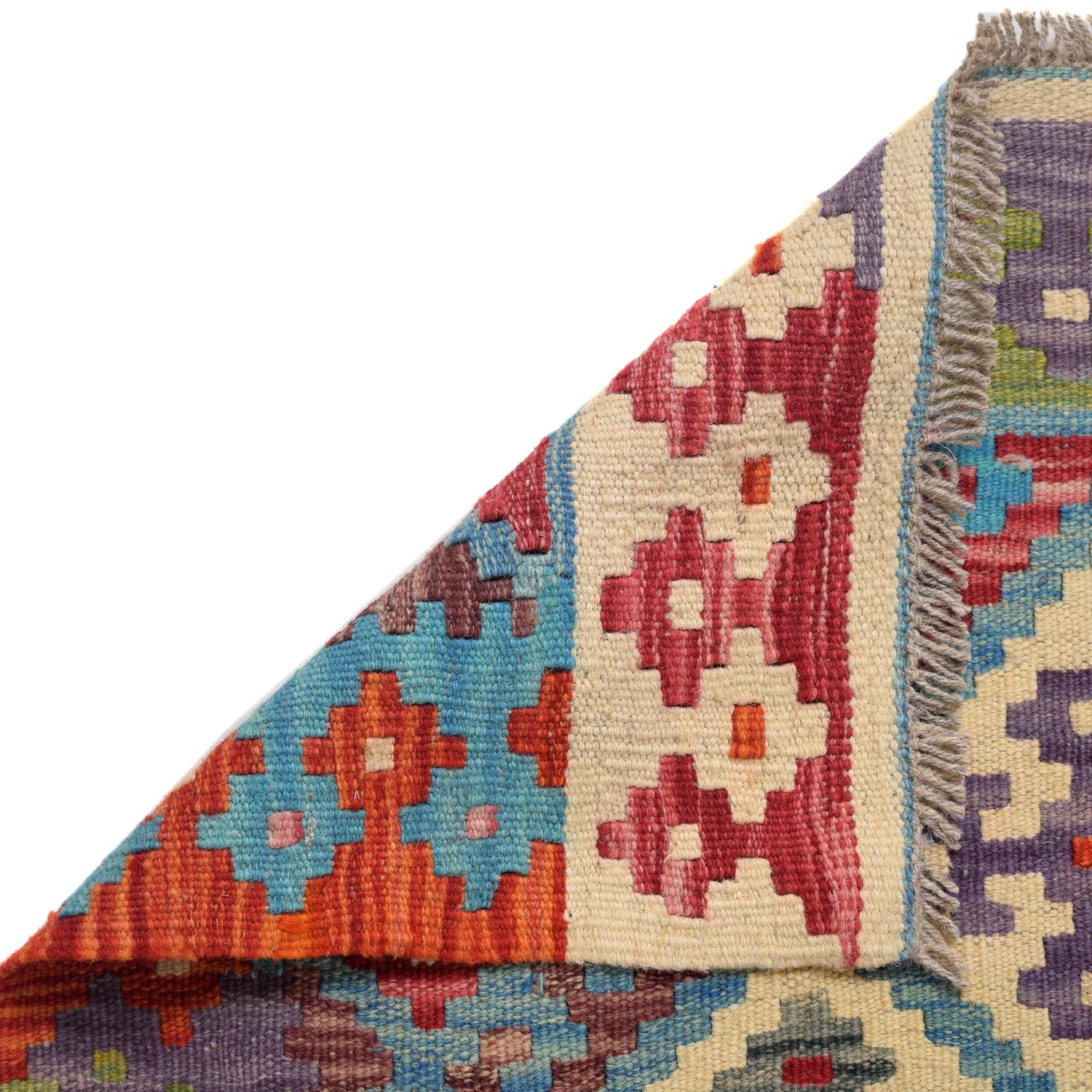 Handmade Afghan Vegetable Kilim Runner 2' 9" x 9' 4" ft / 83 x 285 cm - No. W31059