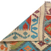 Colorful Flat-Weave Wool Kilim Runner 2' 9" x 9' 8" ft / 83 x 294 cm - No. W31060