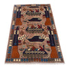 Authentic Afghan War Area Rug 2' 8" x 4' 2" ft / 81 x 127 cm - No. W31087