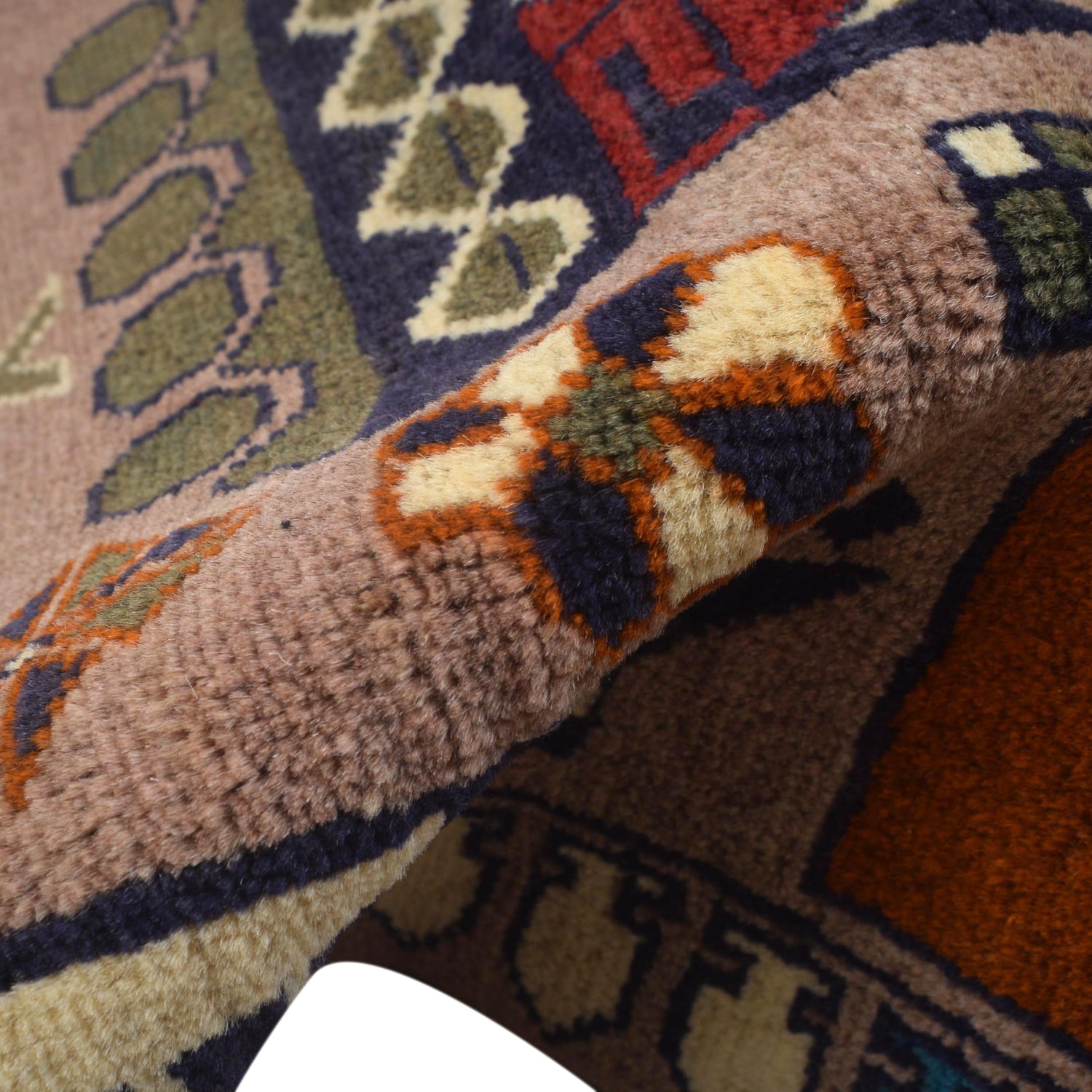 Authentic Afghan War Area Rug 2' 8" x 4' 2" ft / 81 x 127 cm - No. W31087