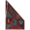 Red War Rug 1' 11" x 2' 10" ft / 58 x 86 cm - No. W31093