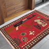 Hand-Knotted Afghan War Carpet 2' 0" x 3' 2" ft / 60 x 96 cm - No. W31102