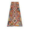 Hand Woven Wool Kelim Runner 2' 8" x 9' 9" ft / 80 x 296 cm - No. W31127