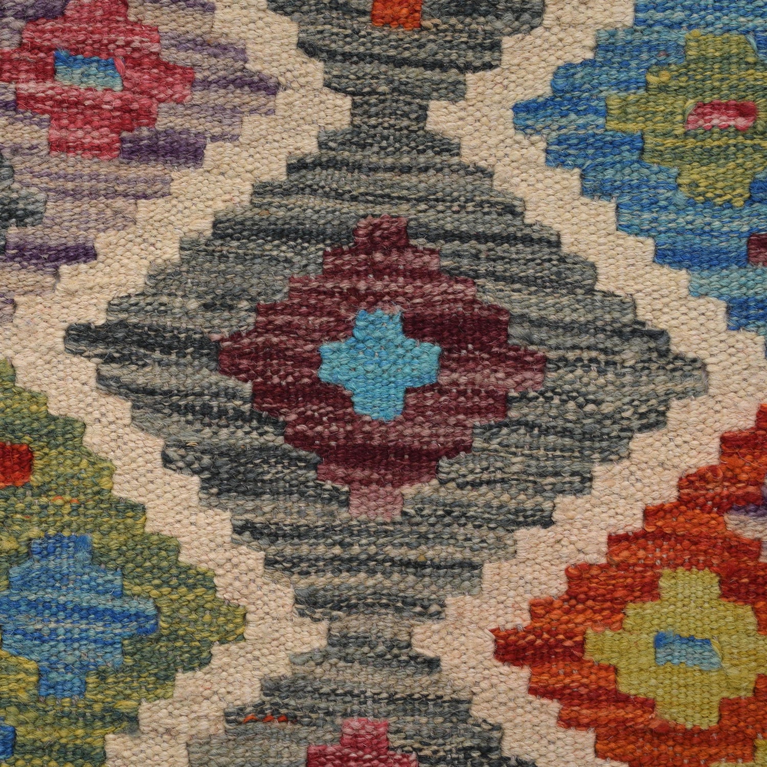 Long Kilim Runner 2' 10" x 9' 4" ft / 86 x 285 cm - No. W31152