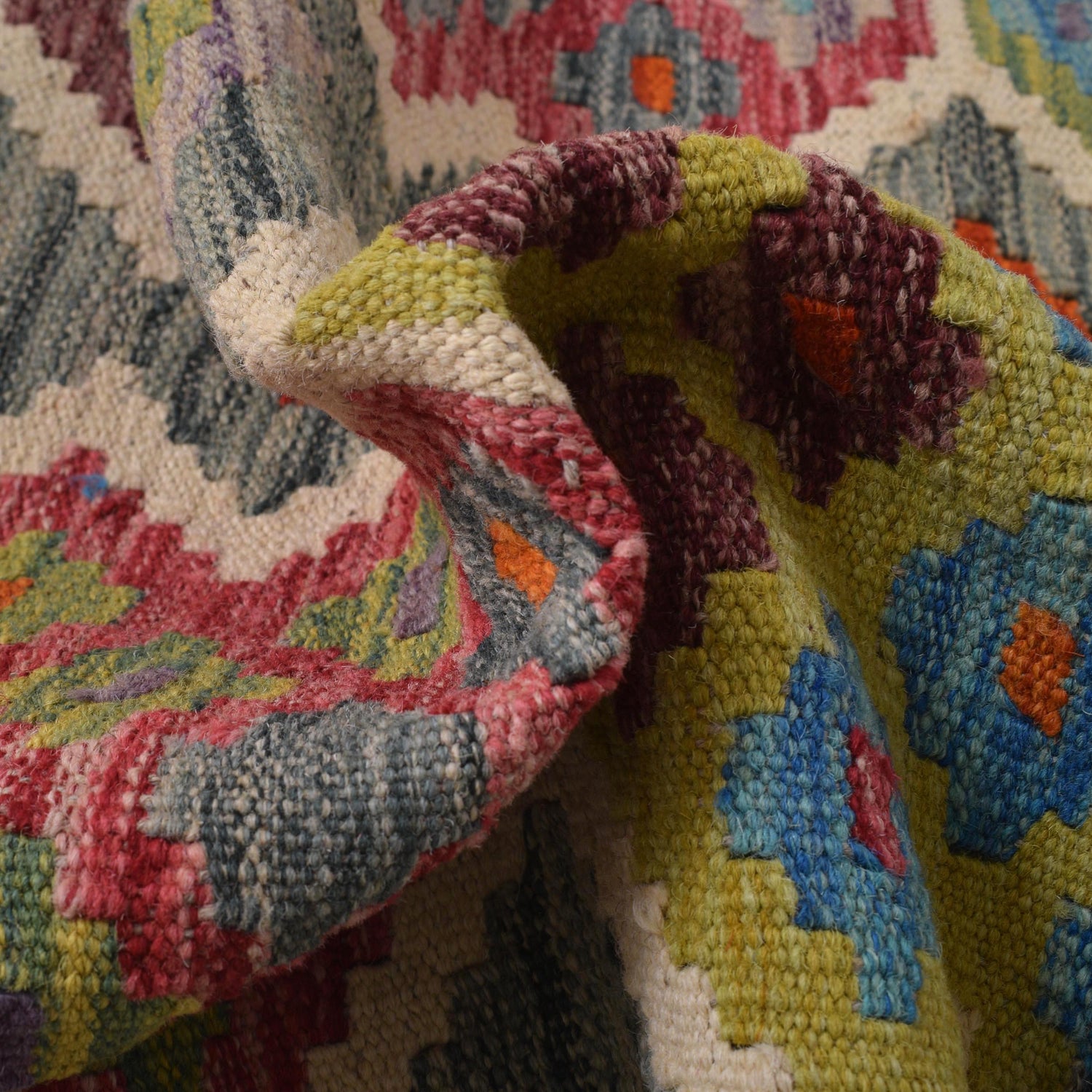 Long Kilim Runner 2' 10" x 9' 4" ft / 86 x 285 cm - No. W31152