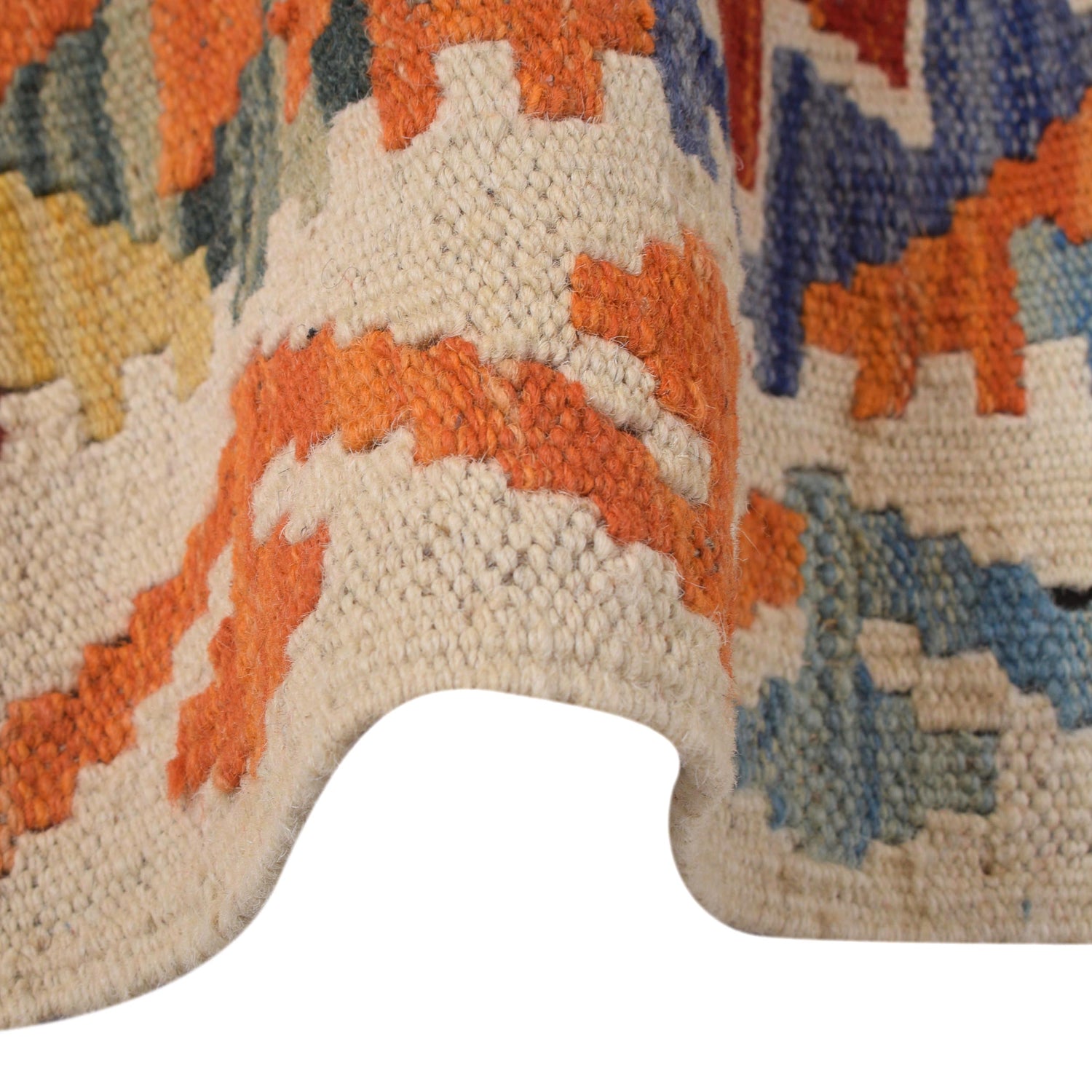 Hand Knotted Flatweave Kilim Runner 2' 2" x 6' 8" ft / 65 x 203 cm - No. W31193