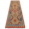 Hand Made Afghan Kilim Runner 2' 7" x 9' 9" ft / 79 x 297 cm - No. W31580
