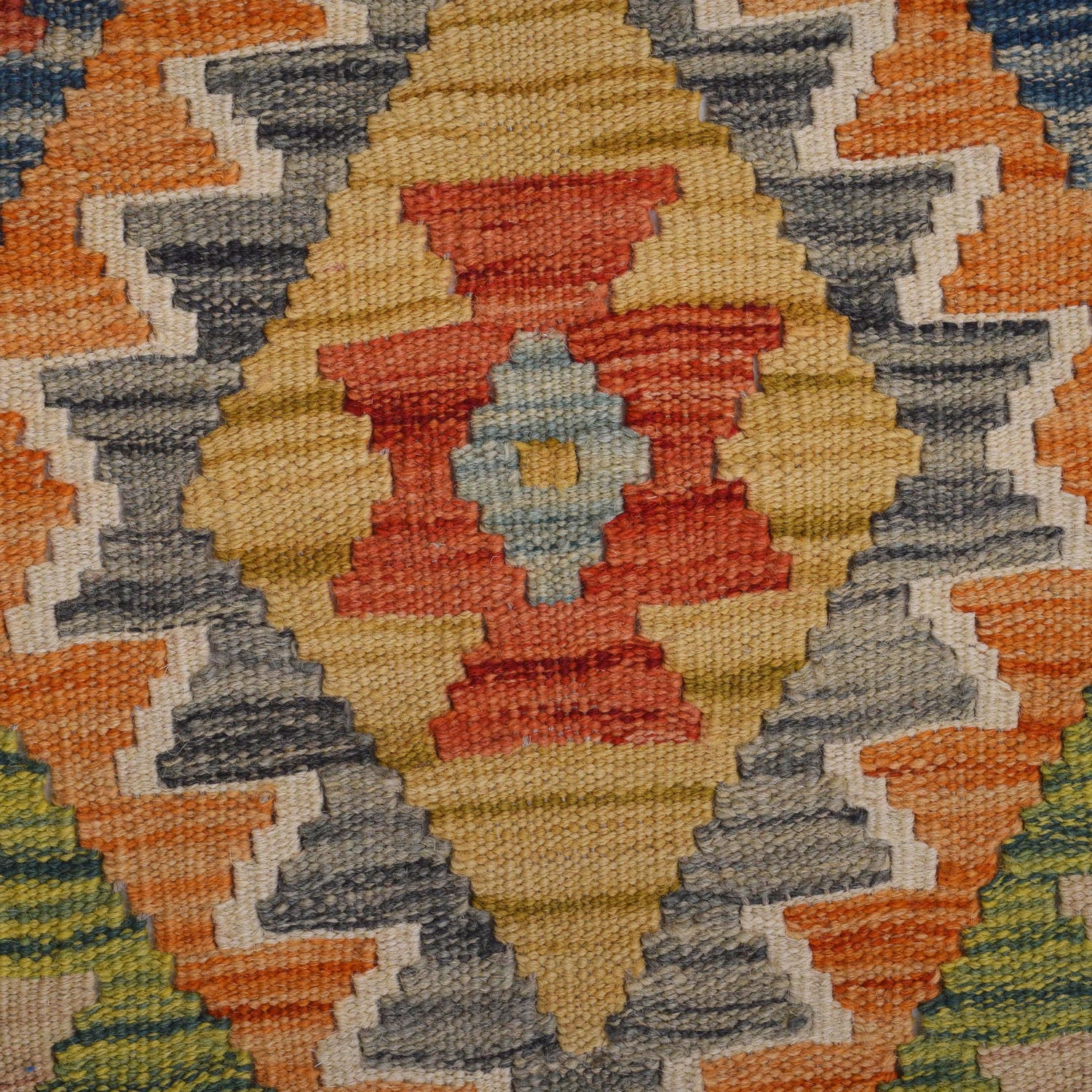 Hand Made Afghan Kilim Runner 2' 7" x 9' 9" ft / 79 x 297 cm - No. W31580