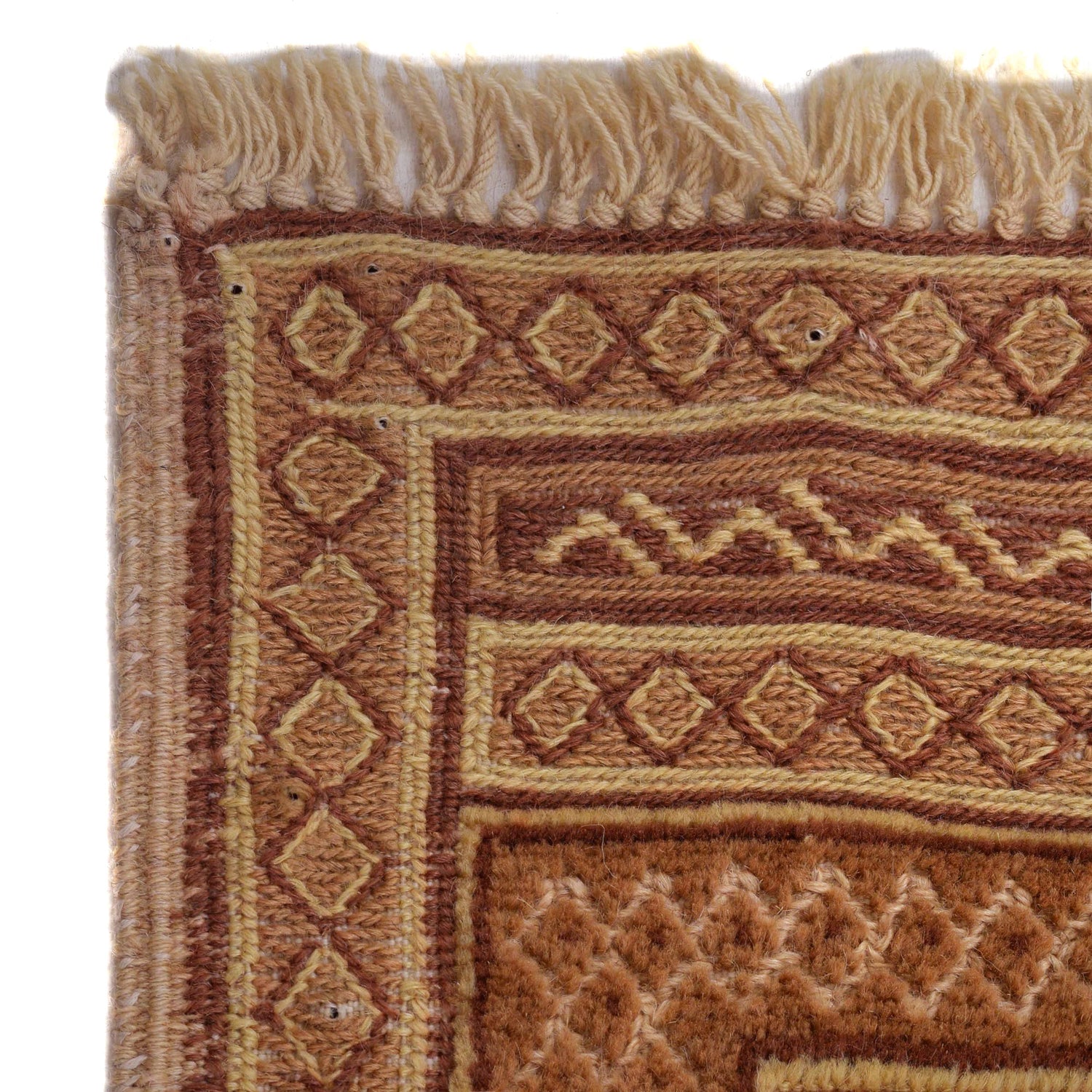 Hand Knotted Luxury Kilim Rug 4' 1" x 5' 5" ft / 125 x 165 cm - No. W31596