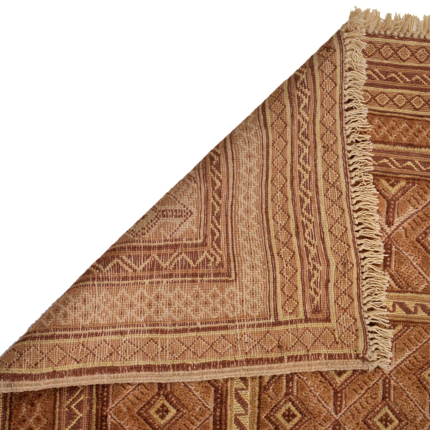 Hand Knotted Luxury Kilim Rug 4' 1" x 5' 5" ft / 125 x 165 cm - No. W31596