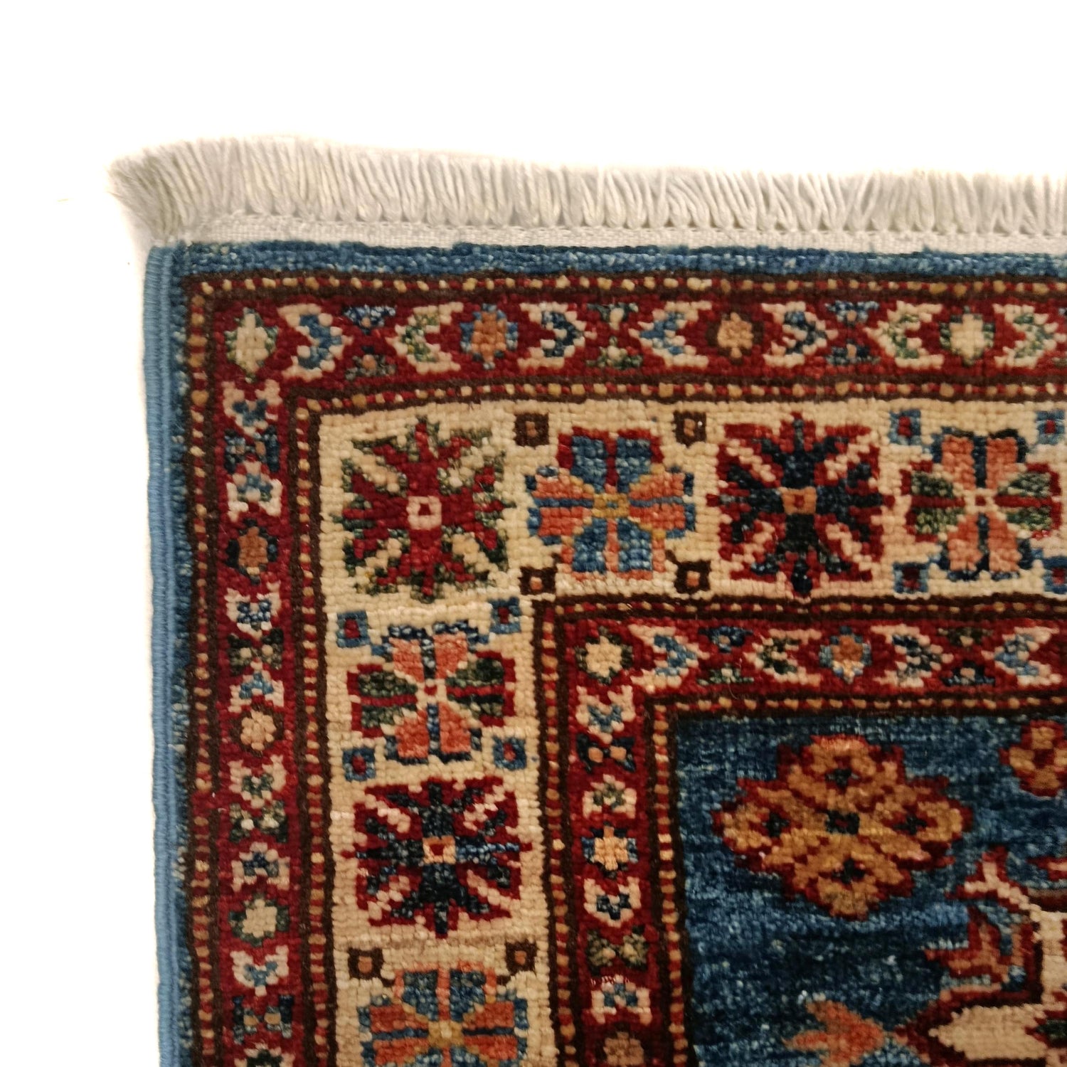 High-Quality Kazak Area Runner Rug 2' 1" x 6' 2" ft / 63 x 188 cm - No. W32073