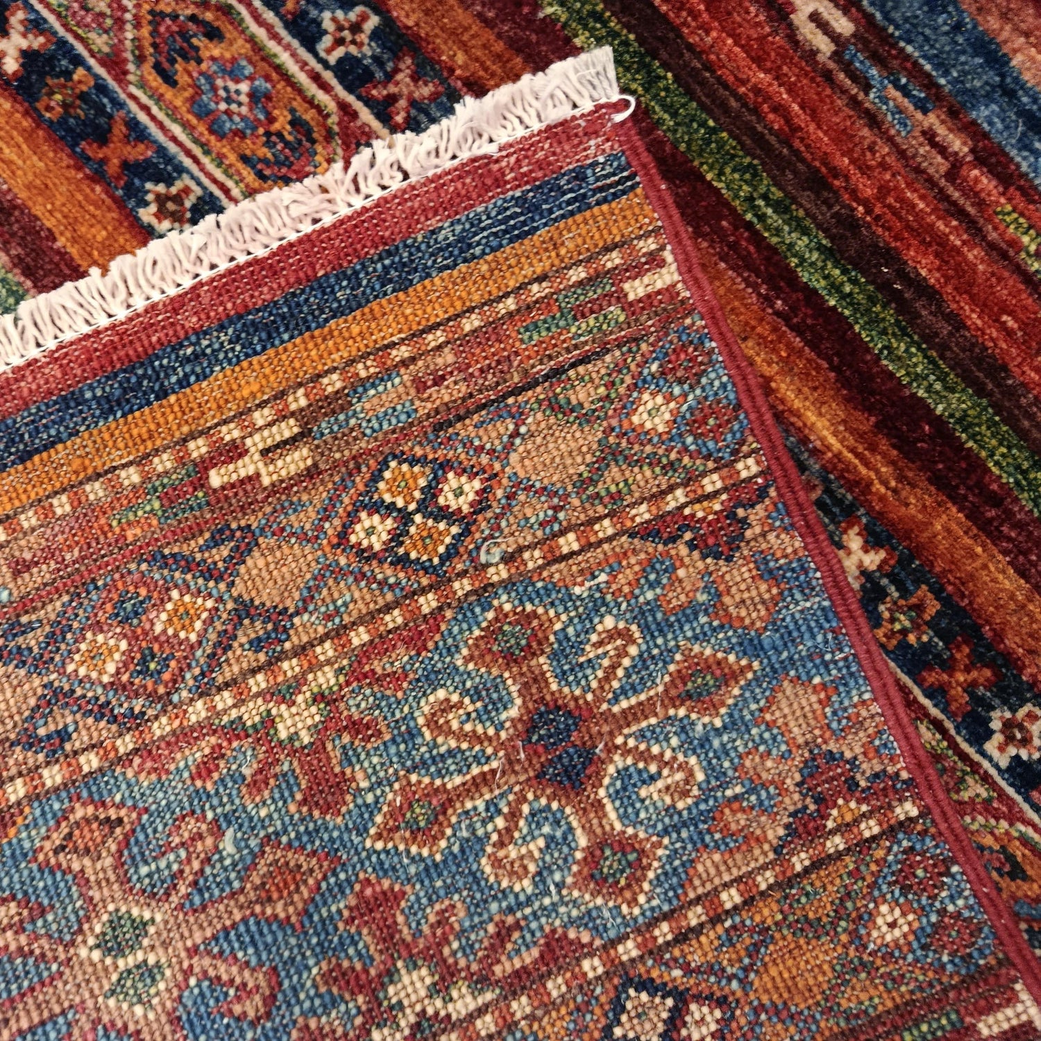 Hand Knotted Khurjeen Oriental Rug 2' 11" x 3' 9" ft / 90 x 115 cm - No. W32074