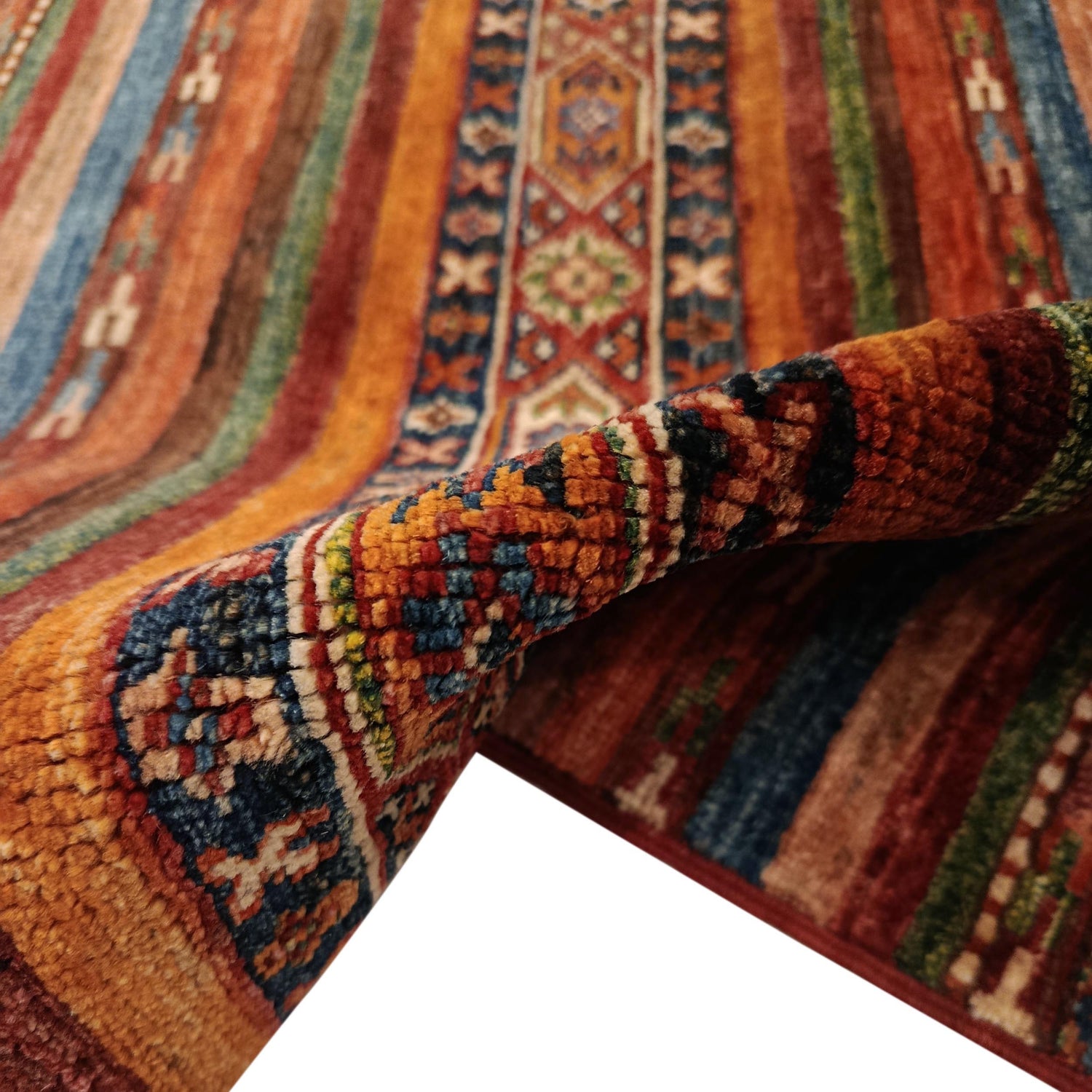 Hand Knotted Khurjeen Oriental Rug 2' 11" x 3' 9" ft / 90 x 115 cm - No. W32074