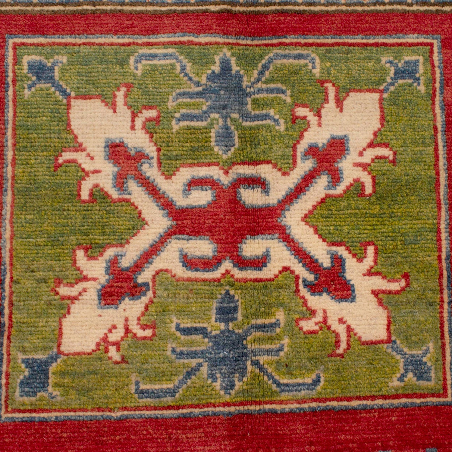 Oriental Kazak Rug 3' 10" x 5' 11" ft / 117 x 179 cm - No. W34027