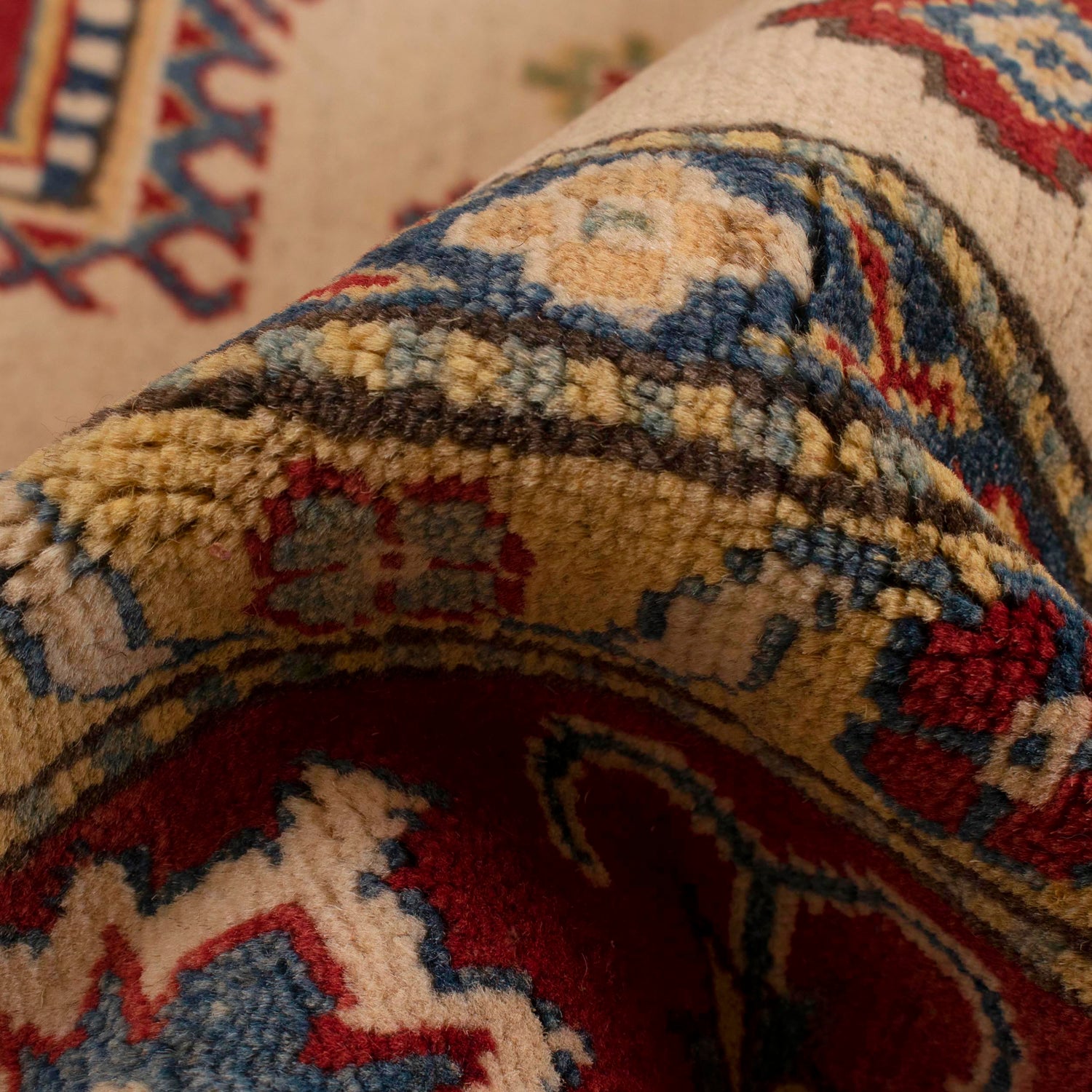 Handmade Kazak Area Rug 6' 5" x 10' 4" ft / 196 x 314 cm - No. W34029