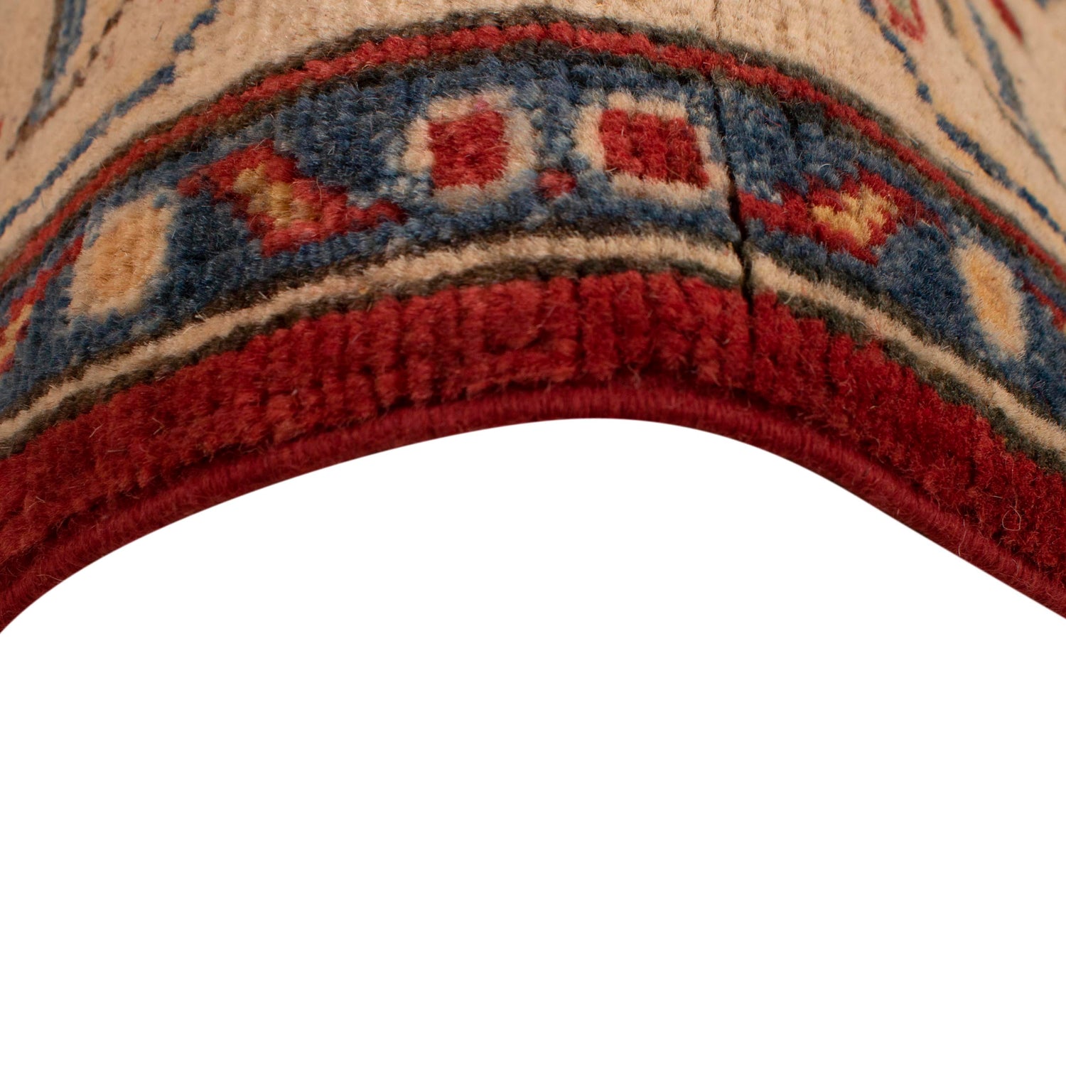 Hand knotted Kazak Carpet 4' 1" x 5' 9" ft / 124 x 176 cm - No. W34030