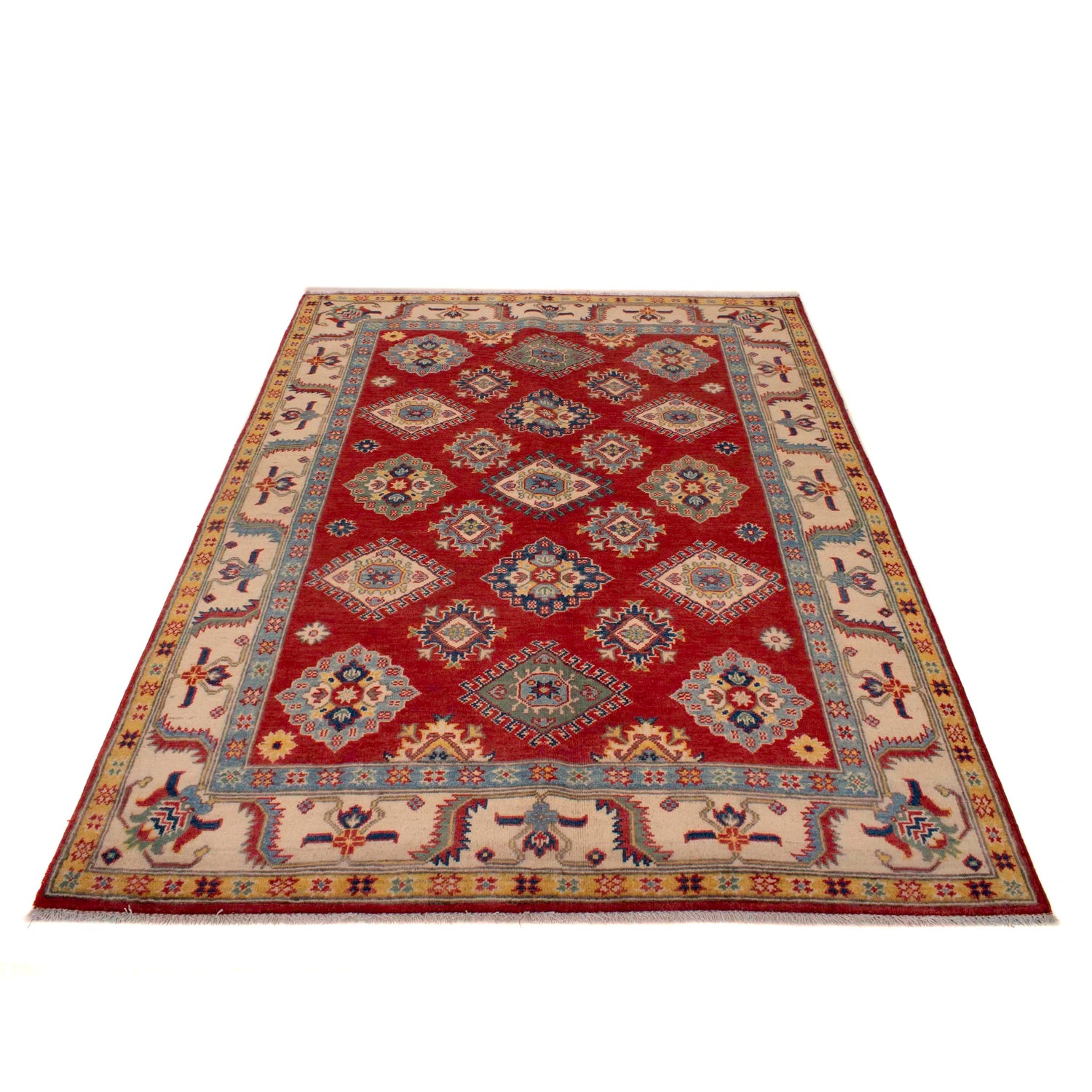 Hand knotted Kazak Rugs 4' 11" x 6' 7" ft / 150 x 206 cm - No. W34031