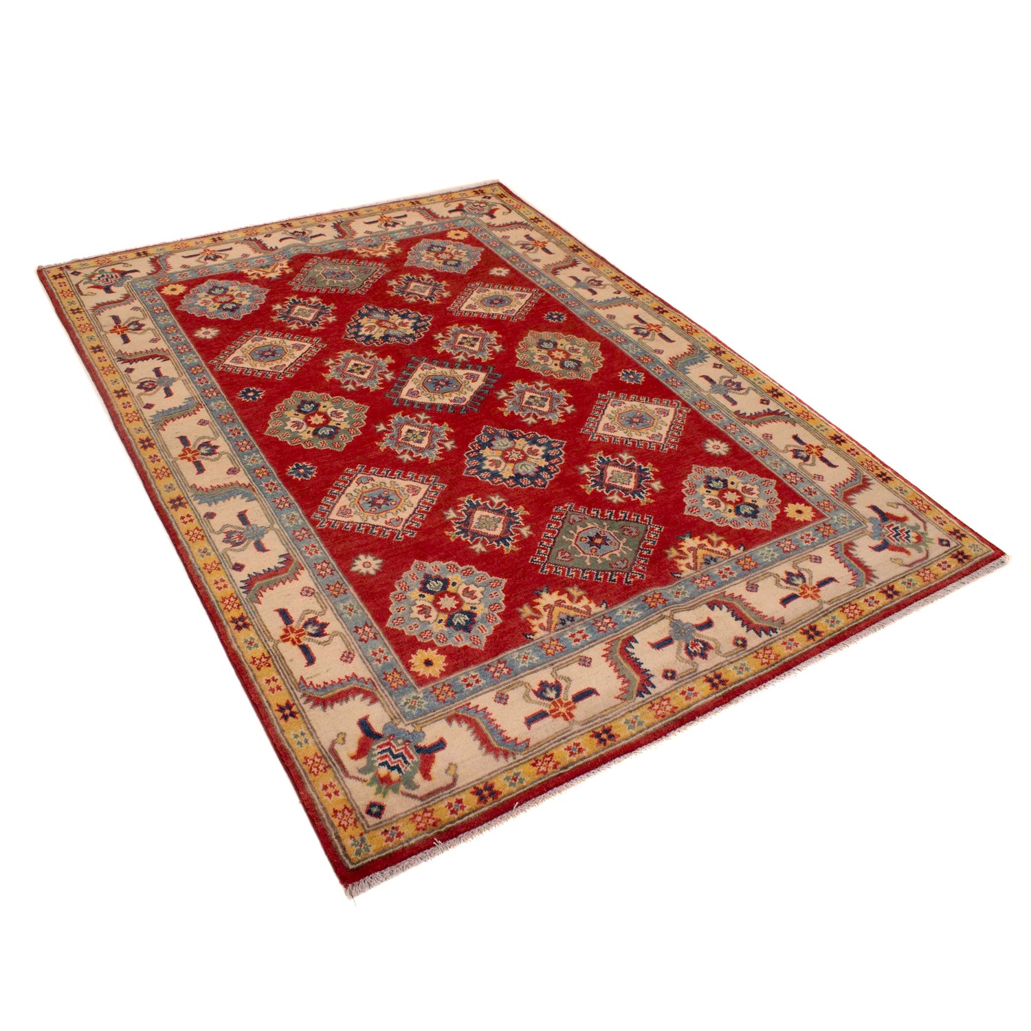 Hand knotted Kazak Rugs 4' 11" x 6' 7" ft / 150 x 206 cm - No. W34031