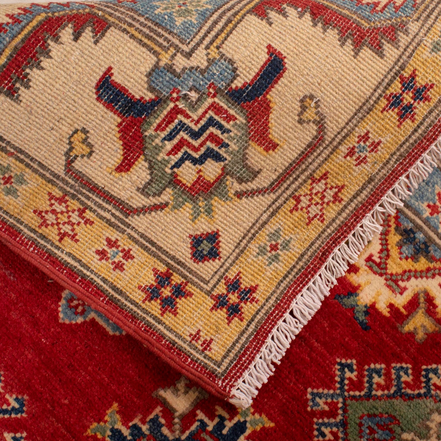 Hand knotted Kazak Rugs 4' 11" x 6' 7" ft / 150 x 206 cm - No. W34031