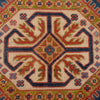 Blue Color Kazak Rug 4' 1" x 5' 10" ft / 124 x 178 cm - No. W34032