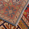 Blue Color Kazak Rug 4' 1" x 5' 10" ft / 124 x 178 cm - No. W34032