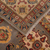 Hand Knotted Kazak Oriental Rug 4' 3" x 5' 9" ft / 129 x 176 cm - No. W34034