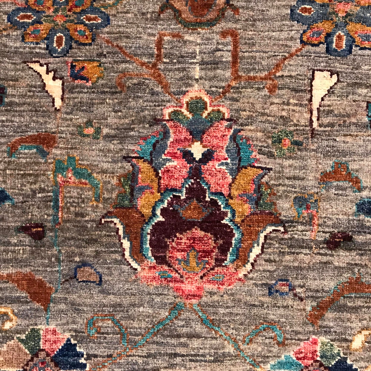 Hand Knotted Sultani Modern Rug 6' 5" x 9' 5" ft / 186 x 295 cm - No. W34040