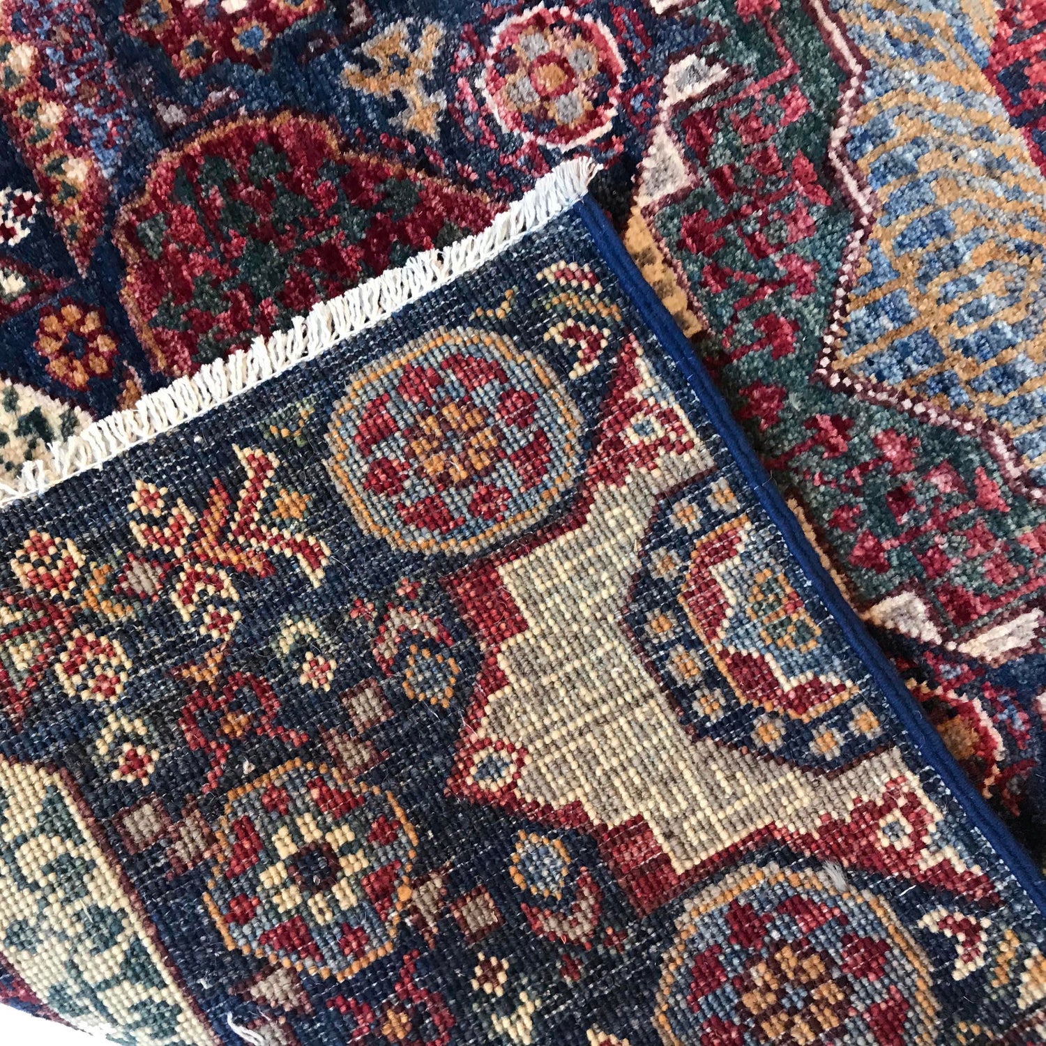 Purple Color Mamluk Carpet Runner 2' 8" x 17' 3" ft / 82 x 525 cm - No. W34042