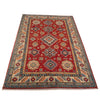 Hand knotted Kazak Carpet 4' 0" x 6' 0" ft / 121 x 182 cm - No. W34047