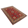 Hand knotted Kazak Carpet 4' 0" x 6' 0" ft / 121 x 182 cm - No. W34047