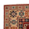 Hand knotted Kazak Carpet 4' 1" x 6' 0" ft / 125 x 183 cm - No. W34048