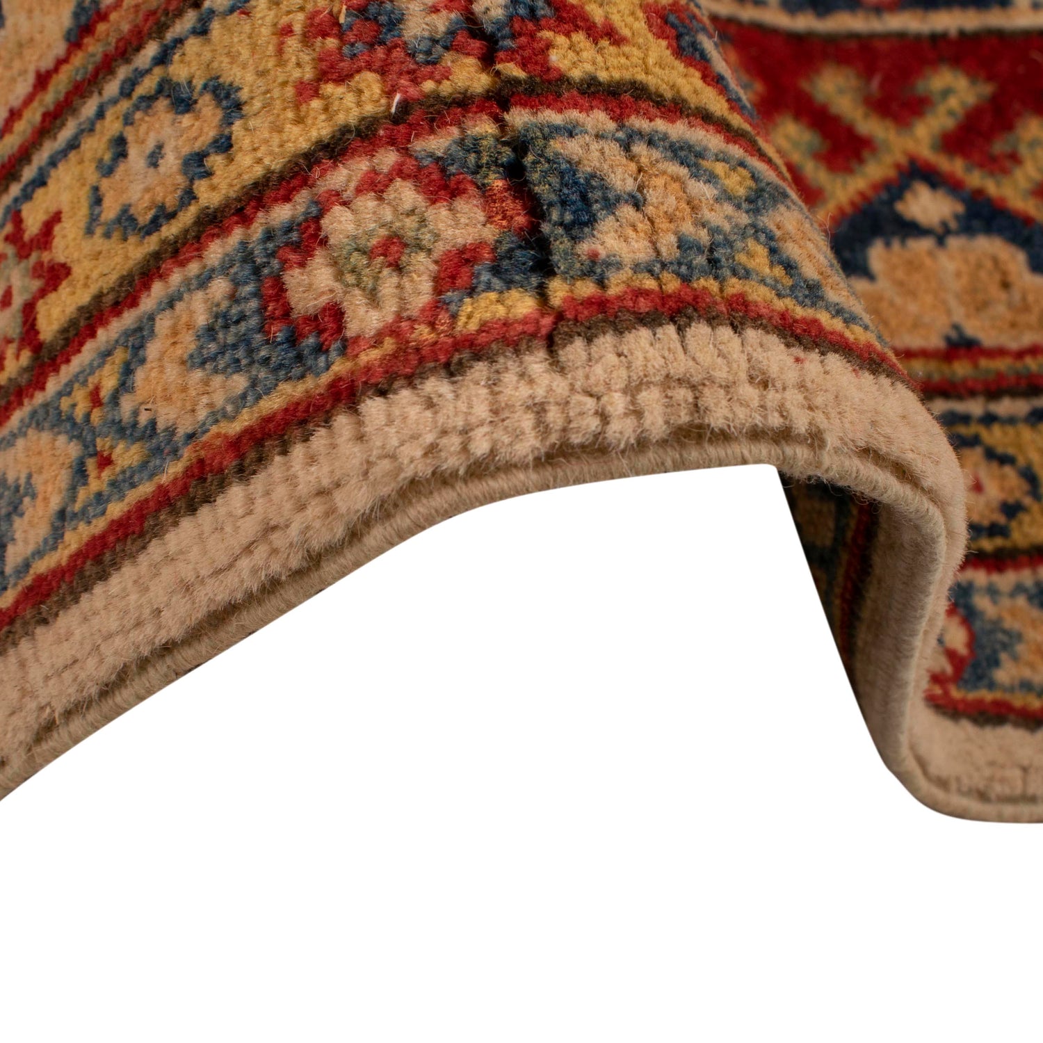 Handmade Kazak Area Rug 5' 4" x 8' 6" ft / 162 x 259 cm - No. W34052