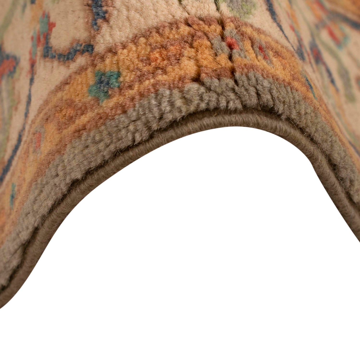 Handmade Kazak Area Rug 3' 9" x 5' 10" ft / 115 x 178 cm - No. W34056