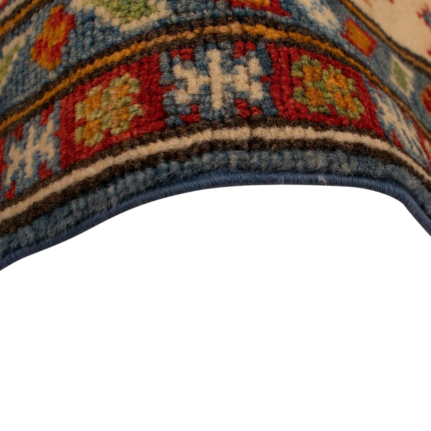 Handmade Kazak Area Rug 4' 11" x 6' 8" ft / 150 x 203 cm - No. W34061